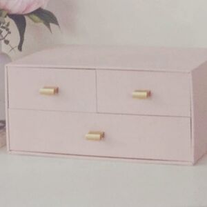 Mint 3-Drawers Vegan Leather Storage